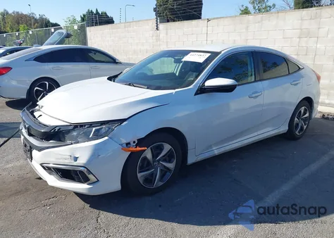 2020 Honda Civic Lx z USA, uszkodzony, nr VIN 2HGFC2F62LH551749